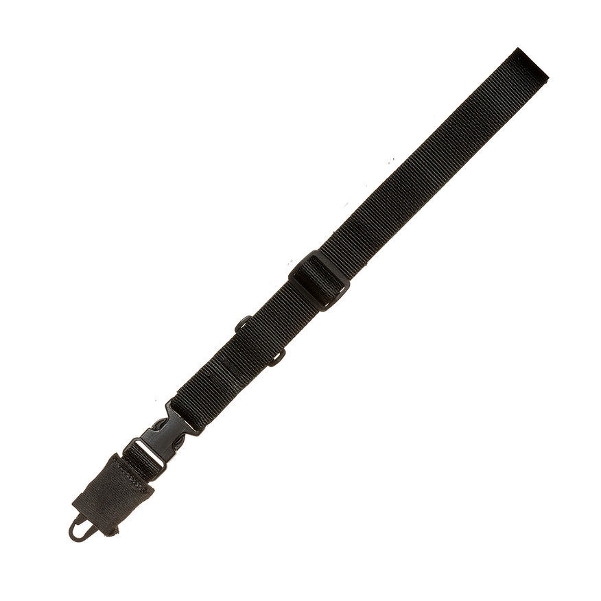 TacShield CQB 1-Point Sling 1.5" Black with HK Snap Hook