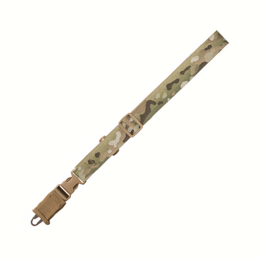 TacShield CQB 1-Point Sling 1.5" Multi-Cam Black with HK Snap Hook