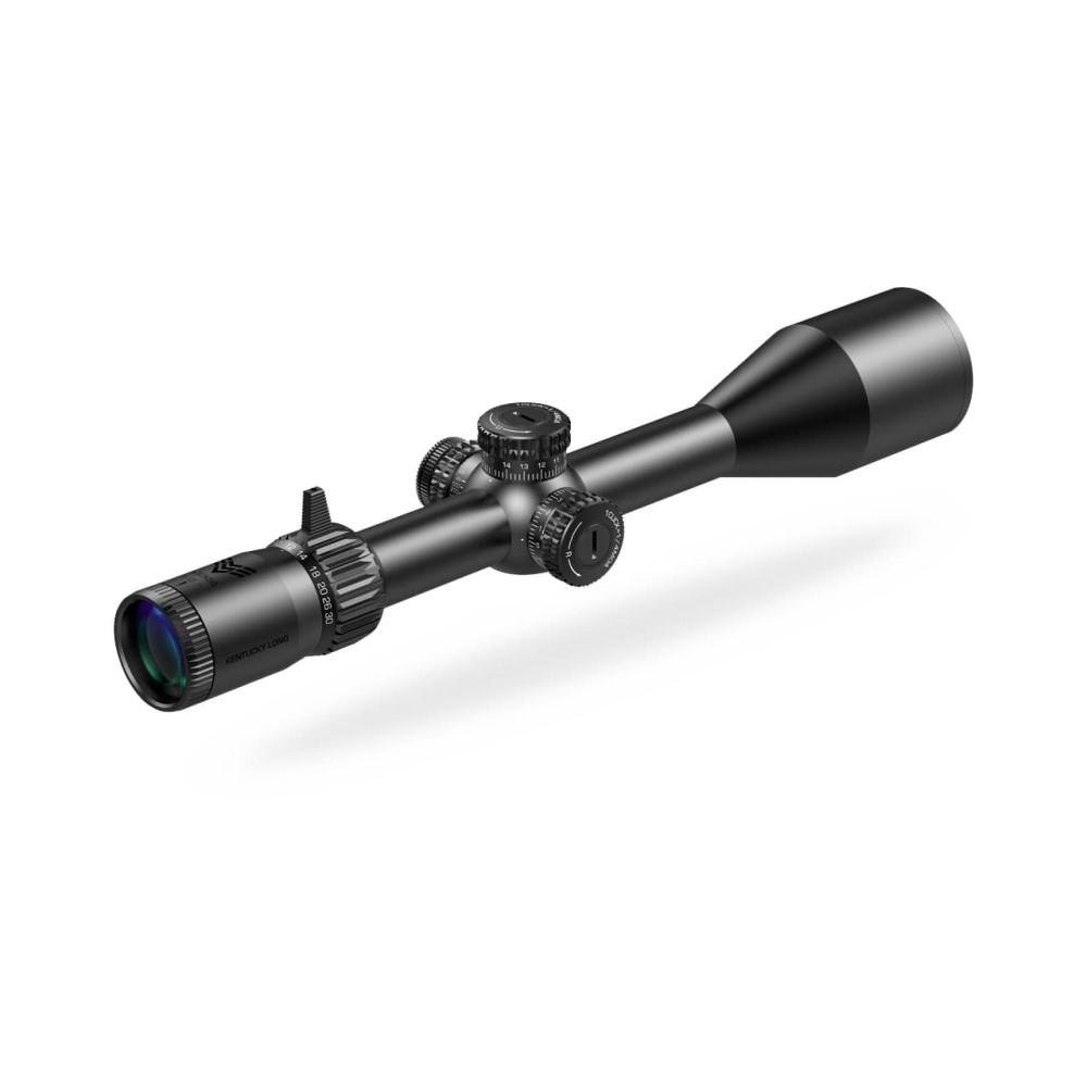 Swampfox Kentucky Long Precision 4-24x50 Rifle Scope FFP Sharpshooter MIL Reticle Black Picture of 10 Ring Kentucky Long Tactical 4-24x50 FFP IR MIL 30mm Tube Riflescope