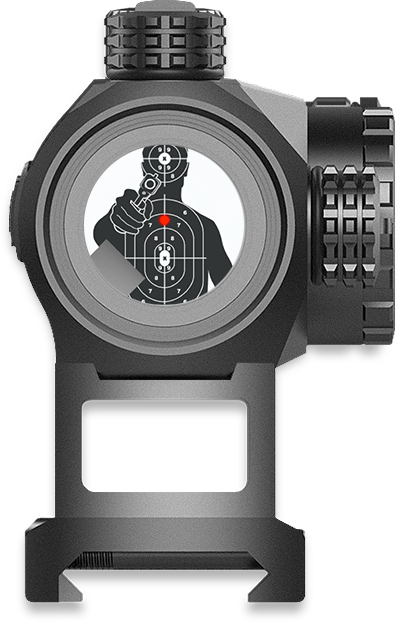 Swampfox Liberator II Mini Red Dot Sight Illum Black Picture of 10 Ring Swapfox Liberator II Mini Red Dot Sight