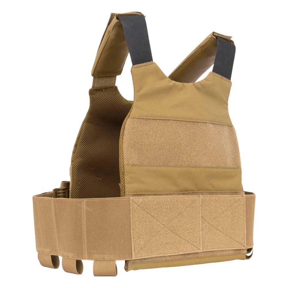 Guard Dog Trakr Plate Carrier FDE with Front Placard Picture of 10 Ring Guard Dog Trakr Plate Carrier -FDE w/ front placard