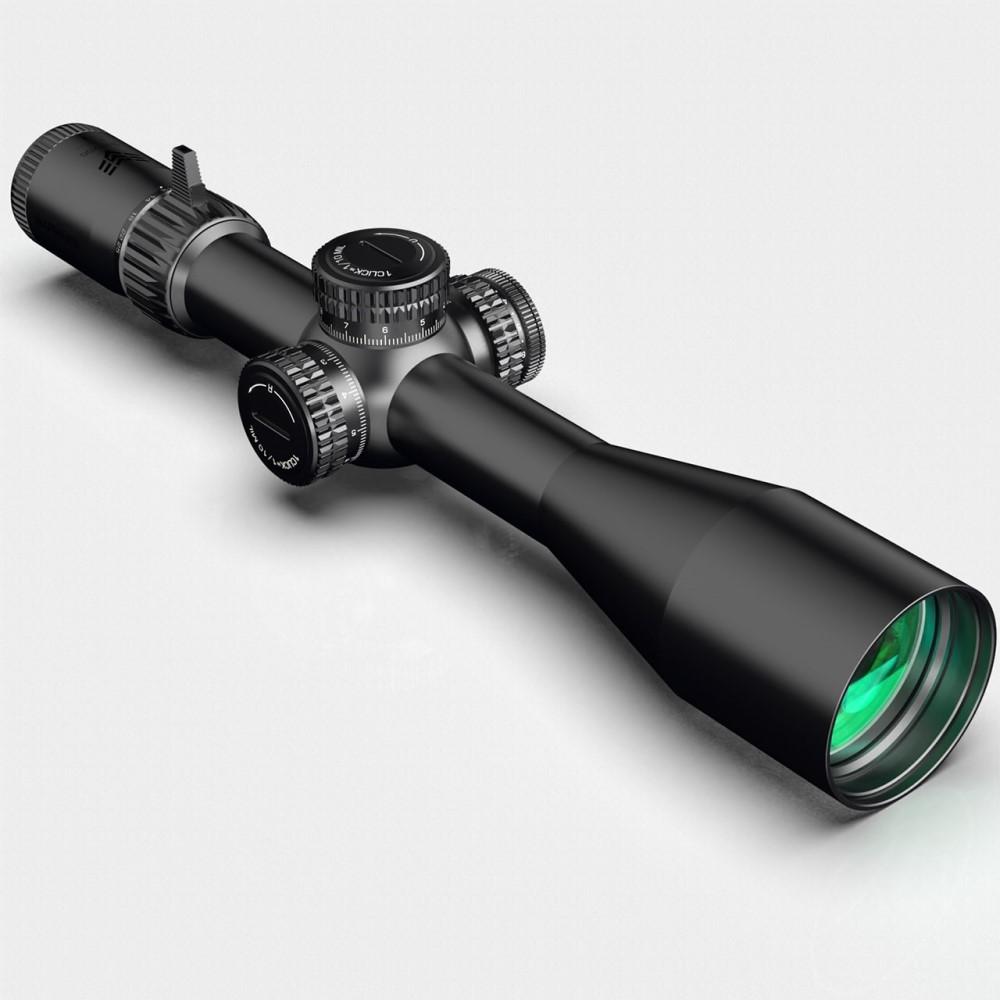 Swampfox Warhawk 5-25x56 Rifle Scope FFP Sharpshooter MIL Reticle Black Picture of 10 Ring Warhawk Tactical 5-25x56 FFP IR MIL 34mm Tube Riflescope