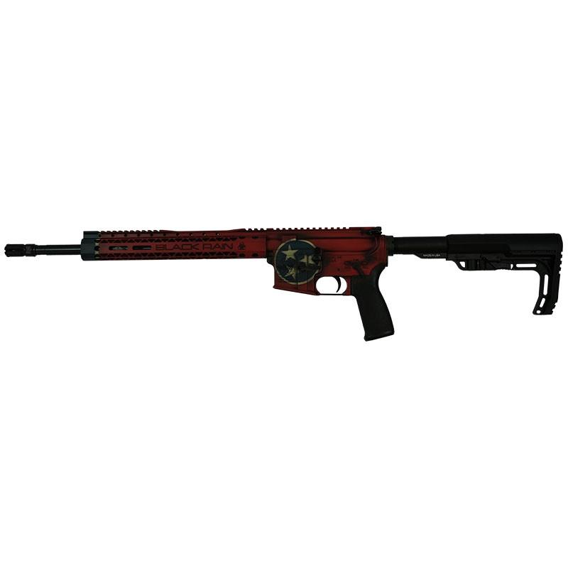 Black Rain Ordnance Custom "Red & Blue Tennessee" Spec15 Rifle 5.56 30rd Magazine 16" Barrel Picture of Black Rain Ordnance Inc BRO - Rifle 5.56 Red&Blue Tennessee (1)30 rd mag