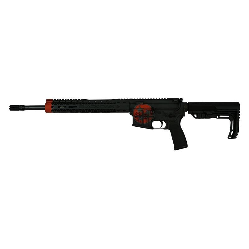 Black Rain Ordnance Custom "Grey Orange Battleworn Tennessee" Spec15 Rifle 5.56 30rd Magazine 16" Barrel Picture of Black Rain Ordnance Inc BRO - Rifle 5.56 Grey/Orange Battleworn Tennessee Rifle