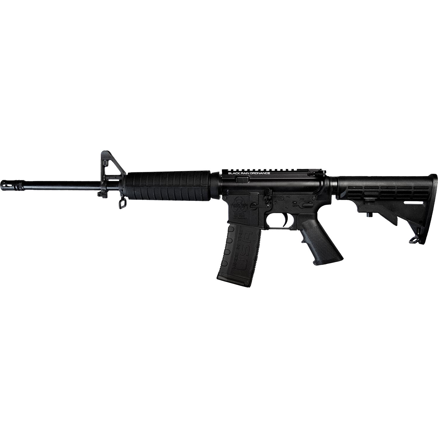 Black Rain Ordnance Spec15A2 Rifle 5.56mm 30rd Magazine 16" Barrel Anodized Black Finish Picture of Black Rain Ordnance Inc Black Rain Ordnance 16in 5.56 A2 RIFLE - ANODIZED BLACK