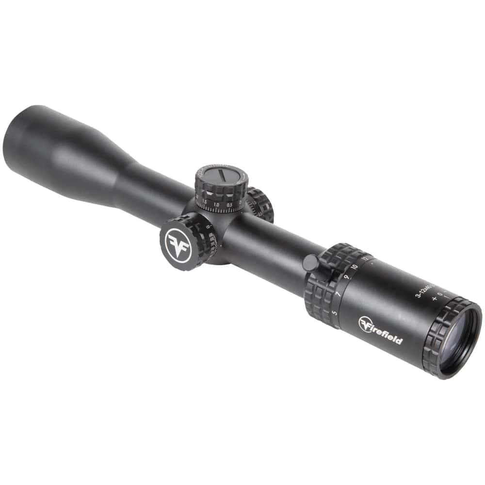 Firefield RapidStrike Rifle Scope 3-12x40 30mm SFP Mil Hash Non Illum. Black Picture of Sellmark Corporation Firefield RapidStrike 3-12x40 Riflescope