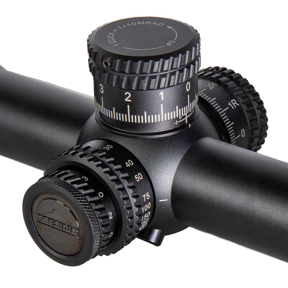 Sightmark Presidio 3-18x50 Rifle Scope FFP LR2 Illuminated Black Picture of Sellmark Corporation Presidio 3-18x50 LR2 FFP Riflescope