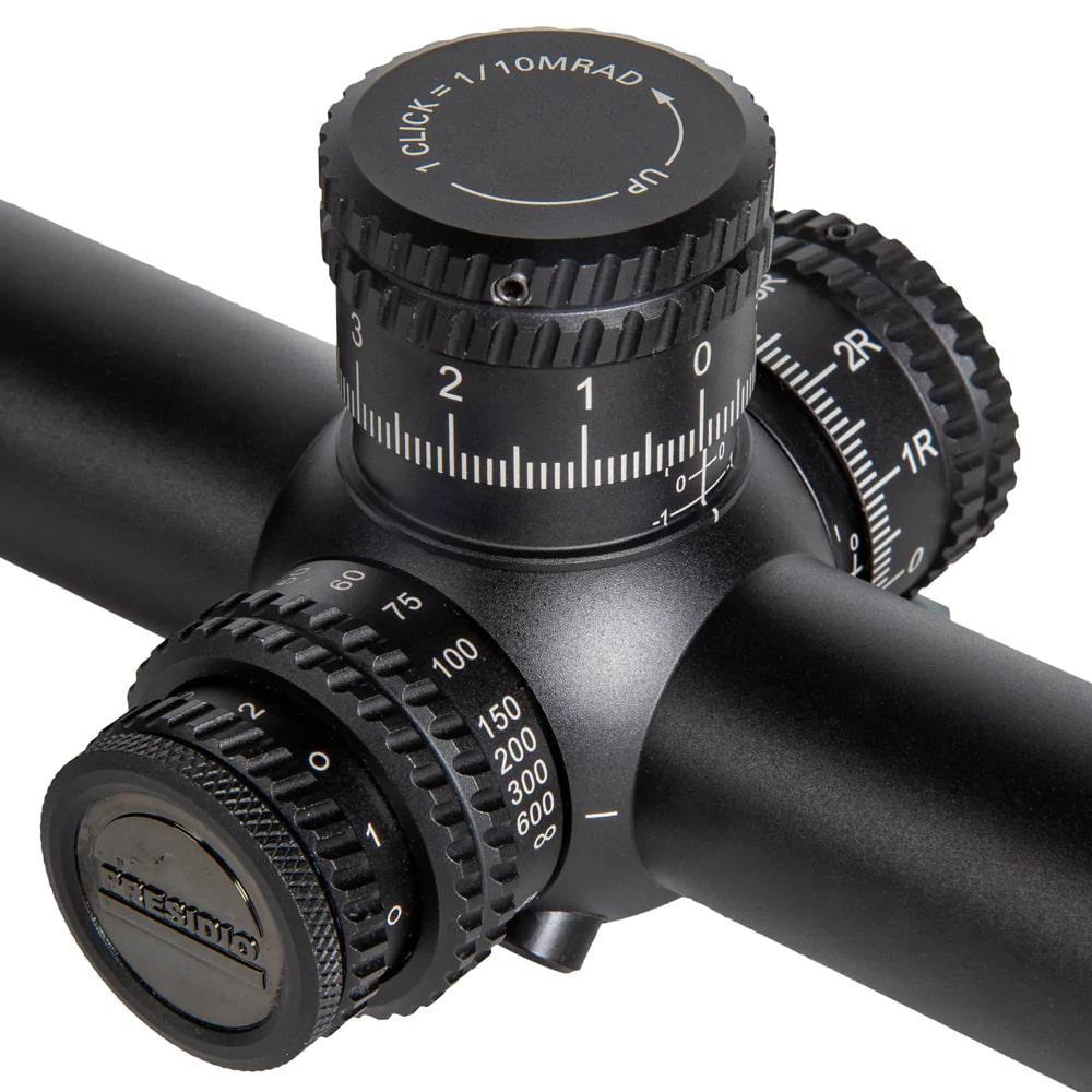 Sightmark Presidio 5-30x56 Rifle Scope FFP LR2 Illuminated Black Picture of Sellmark Corporation Presidio 5-30x56 LR2 FFP Riflescope