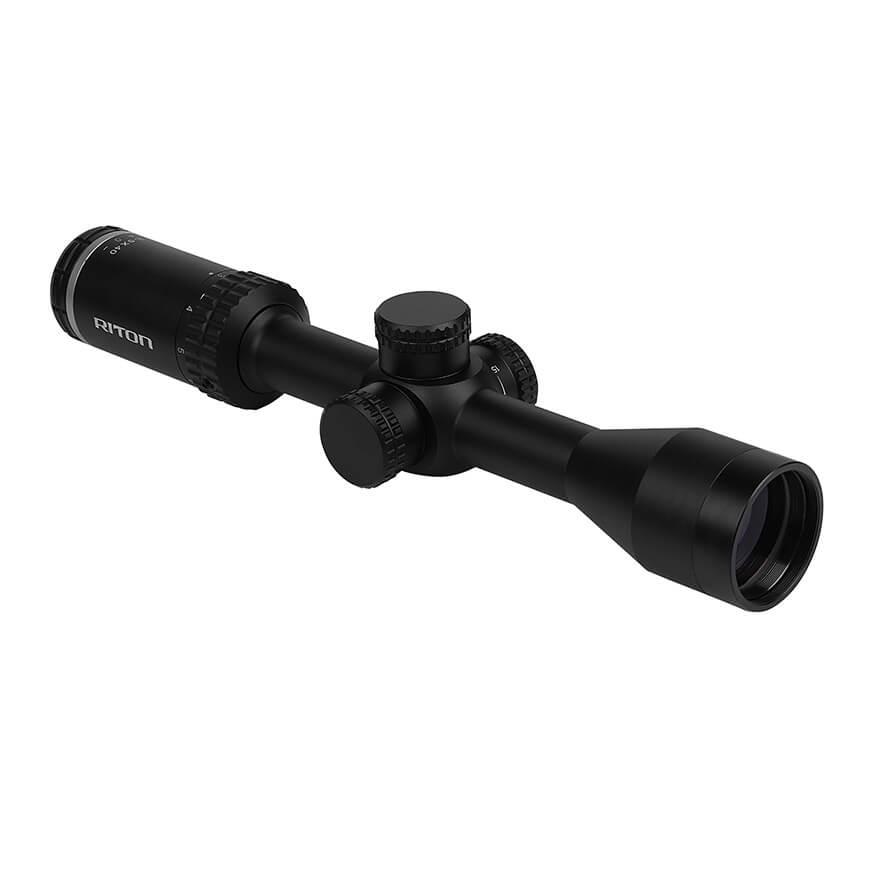 Refurbished Riton 1 Primal  Rifle Scope 3-9x40 1" SFP RHR Black Picture of Riton Optics Riton Riflescope 1 Primal 3-9x40 Long Body REFURB