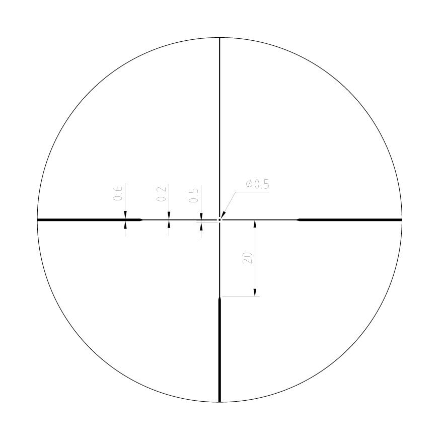 Riton 1 Primal Rifle Scope 4-12x50 1" SFP RDH Reticle Illum Black Picture of Riton Optics Riton Riflescope Primal 4-12x50 Firedot duplex