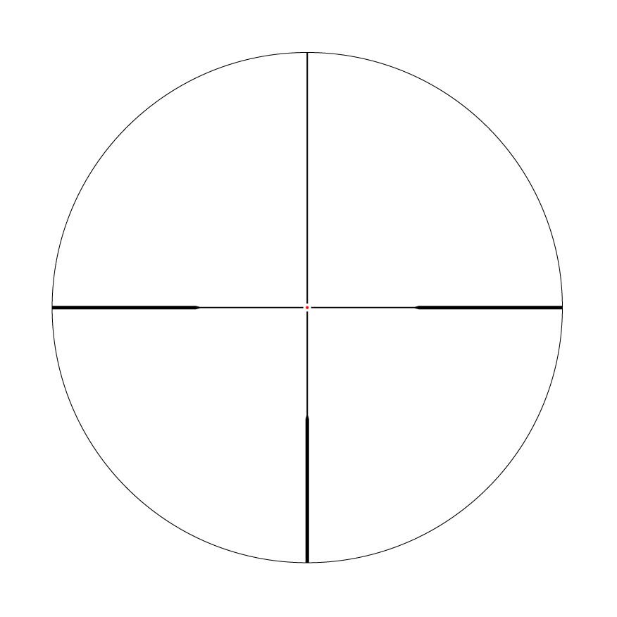 Riton 1 Primal Rifle Scope 4-12x50 1" SFP RDH Reticle Illum Black Picture of Riton Optics Riton Riflescope Primal 4-12x50 Firedot duplex