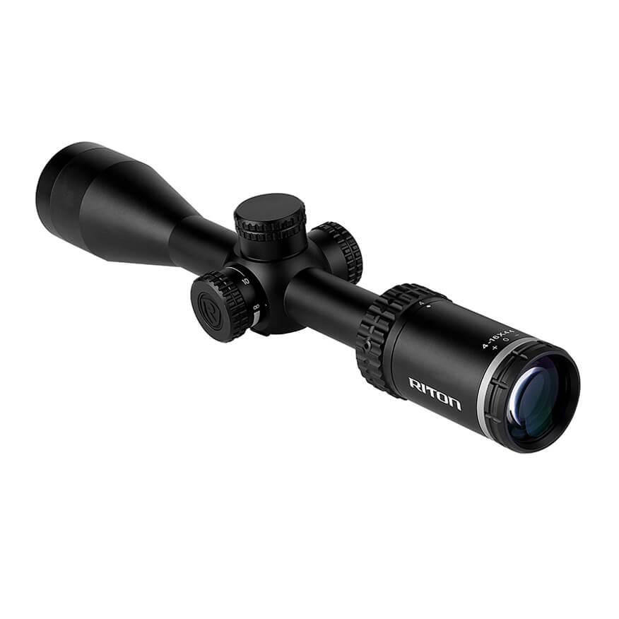 Riton X1 Primal Rifle Scope - 4-16x44 1" SFP RUT non illum Black Picture of Riton Optics Riton Riflescope Primal 4-16x44