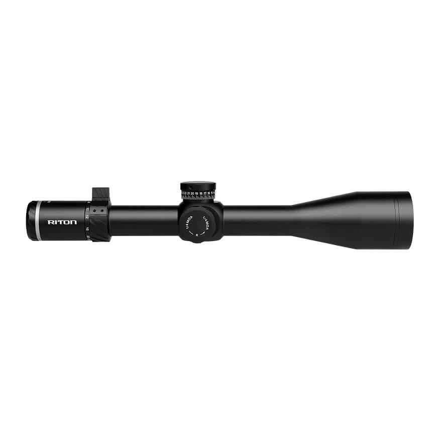 Riton 5 Conquer 5-25x56 Rifle Scope 34mm FFP MOR (MOA) Reticle Illum Black Picture of Riton Optics Riton Riflescope 5 Conquer 5-25x56 MOA 34mm FFP