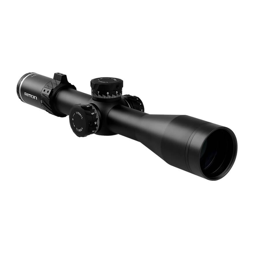 Riton 7 Conquer 3-18x50 Rifle Scope 34mm FFP PSR Reticle Illum Black Picture of Riton Optics Riton Riflescope 7 Conquer 3-18x50 MRAD 34mm FFP