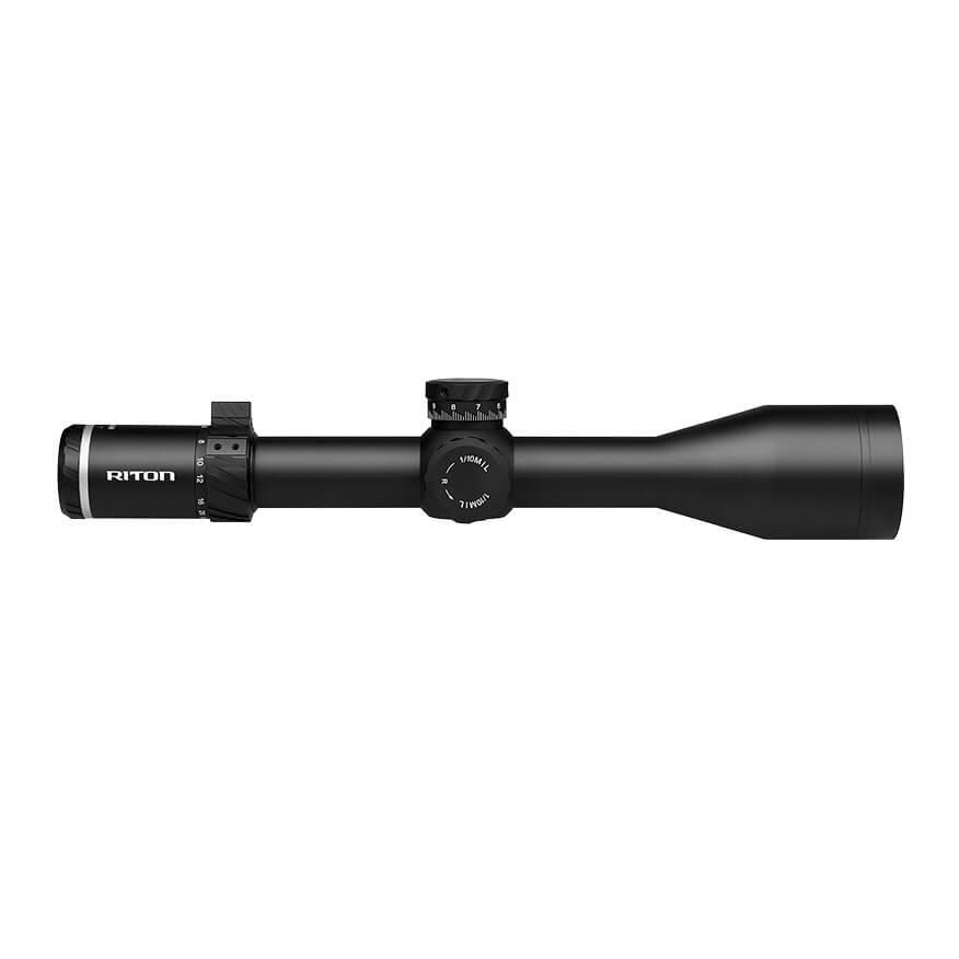 Riton 7 Conquer 4-32x56 Rifle Scope FFP PSR MRAD Reticle Illuminated Black Picture of Riton Optics Riton Riflescope 7 Conquer 4-32x56 MRAD 30mm FFP