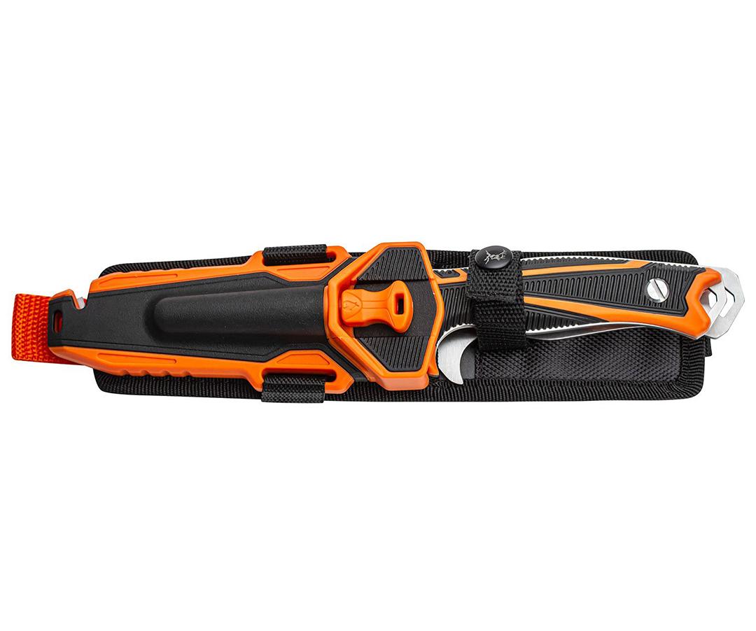 Master Cutlery Elk Ridge Trek Interchangeable Blade Set 4 1/2" Blades Orange and Black Picture of Master Cutlery Master Cutlery Elk Ridge Trek Interchangeable Blade Set (4.5" Satin)