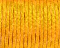 Mero 550 Paracord - 100' 550 lb Yellow Goldenrod Picture of E.L. Wood Braiding Co. Inc. YELLOW GOLDENROD 550 PARACORD 100'