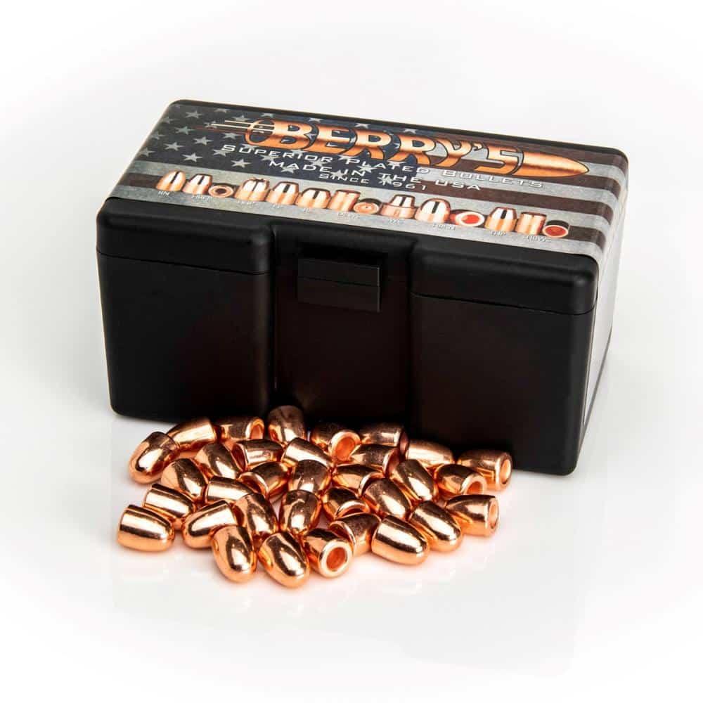Berry's Superior Plated Handgun Bullets .45 ACP .452" 185 gr HBRN 500/ct Picture of Berry's Mfg .45 Cal. (.452) 185gr HBRN 500ct bullets