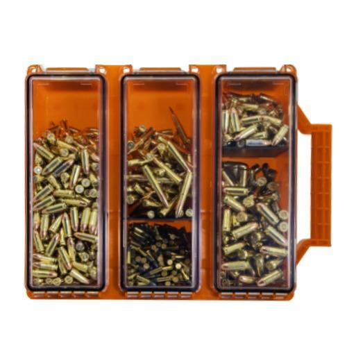 Berrys Ammo Can Tri-Can Utility Box - Orange Picture of Berry's Mfg Berrys Ammo Can Tri-Can Utility Box Orange