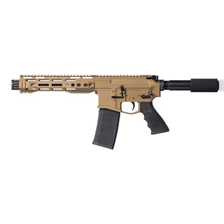 Juggernaut CA Roster AR-15 Handgun 5.56 10rd Magazine 8.5" Barrel Cerakote Magpul FDE Picture of Juggernaut Tactical JUGGERNAUT CA ROSTER AR-15 SINGLE SHOT PISTOL 5.56 8.5'' BRL CER MAGPUL FDE