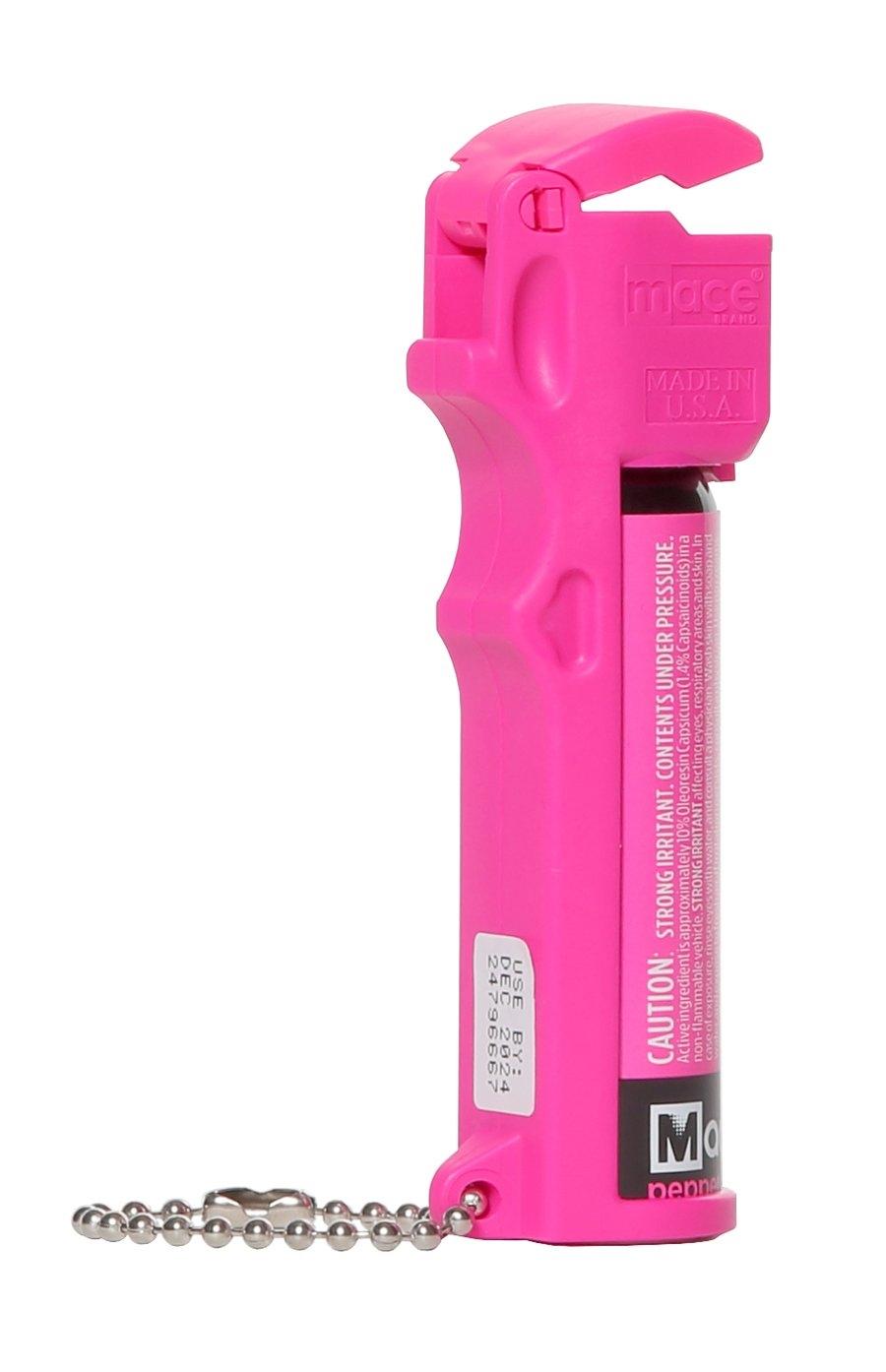 Mace Personal Pepper Spray up to 12' Range - Hot Pink Picture of Mace Personal Defense MACE PEPPER SPRAY HOT PINK PERSONAL MODEL
