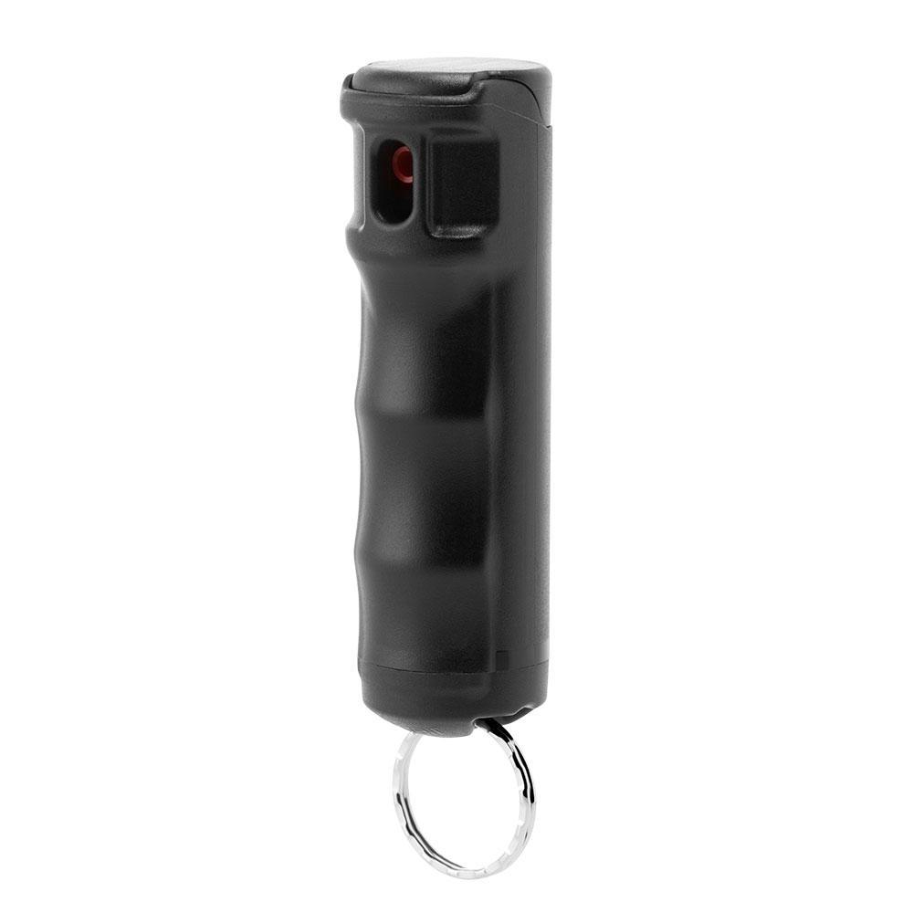 Mace Compact Pepper Spray Black Hard Case 12' Range - Black Picture of Mace Personal Defense MACE KEYGUARD PEPPER SPRAY BLACK HARD CASE MODEL