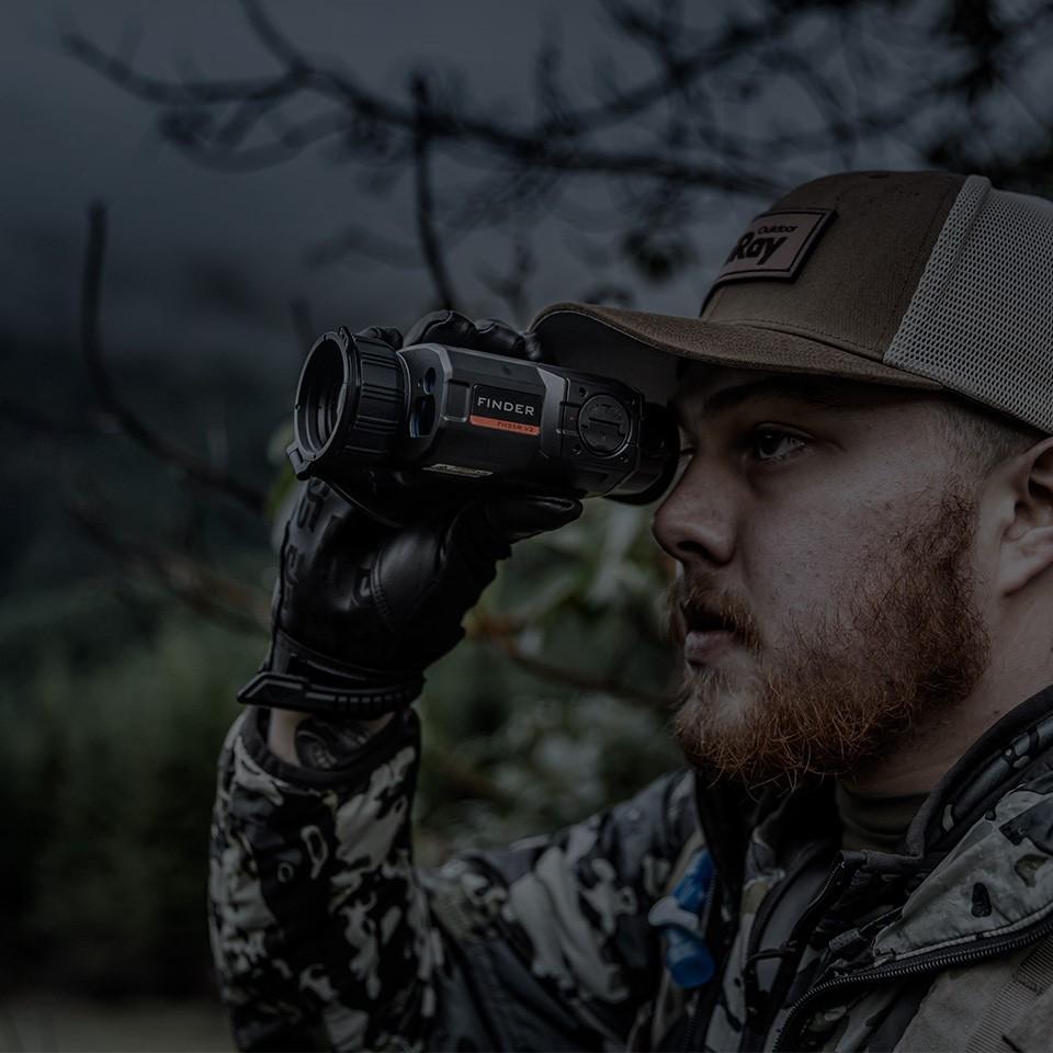 InfiRay FINDER V2 640 2x35mm Thermal Rangefinding Monocular Picture of IRay USA IRAY FINDER V2 640 2X 35mm Thermal Rangefinder