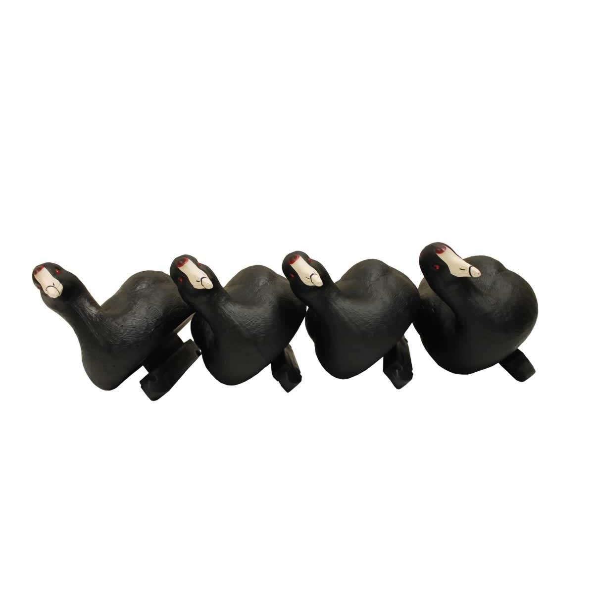 Mojo Coot Confidence Decoys 6/ct Picture of Huntwise dba MOJO Outdoors MOJO Coot Confidence Decoy (6 pack)