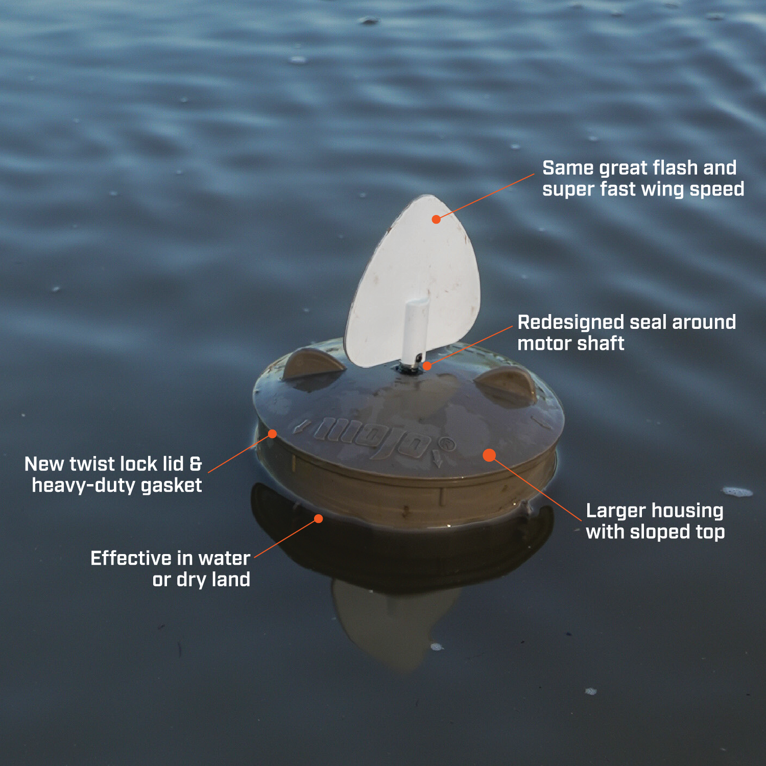 Mojo Flock A Flicker 2 Duck Decoy 4/ct Picture of Huntwise dba MOJO Outdoors MOJO Flock A Flicker 2