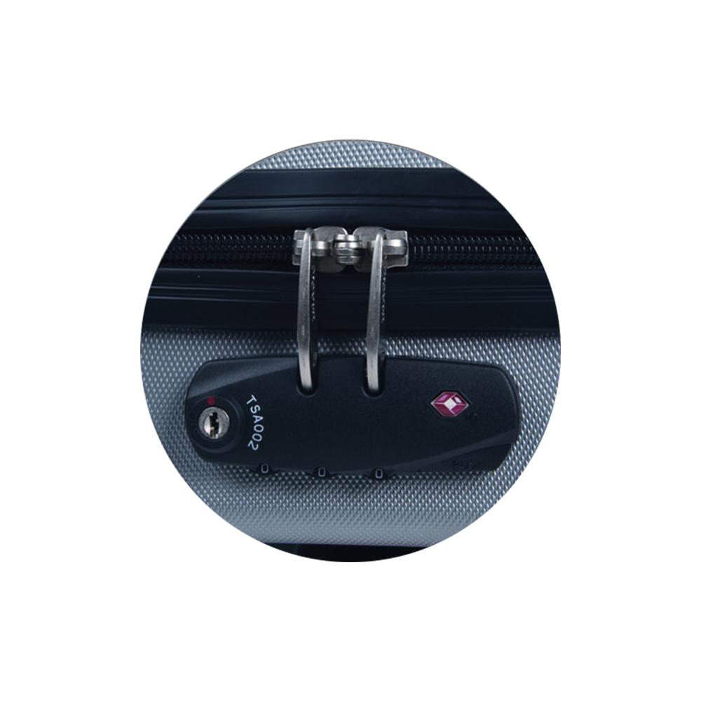 Bulldog Pistol Case Double Molded with TSA Lock Grey Picture of Bulldog Cases 9x12x5 Grey Mold Dbl Pistol Case w/TSA combo lock-hndle-heavy duty eggcrate