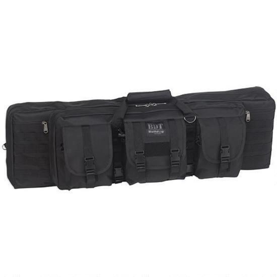 Bulldog Double Tactical Rifle Case 37" Black Picture of Bulldog Cases Elite Double Tactical Rifle 37" - Black