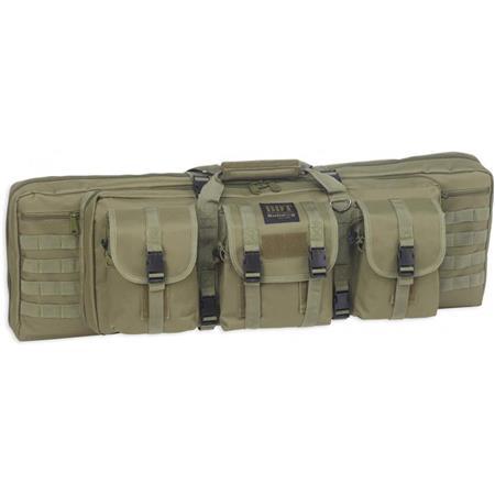 Bulldog Double Tactical Rifle Case 37" Green Picture of Bulldog Cases Elite Double Tactical Rifle 37" - Green
