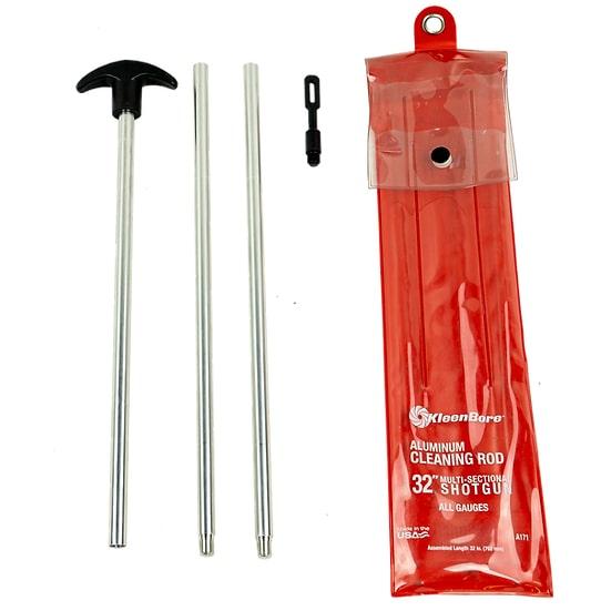Kleenbore All Gauge Aluminum Shotgun Rod Set 32" 3/ct Picture of Kleen Bore KleenBore 3pc. All Gauge Aluminum Shotgun Rod Set- 32"