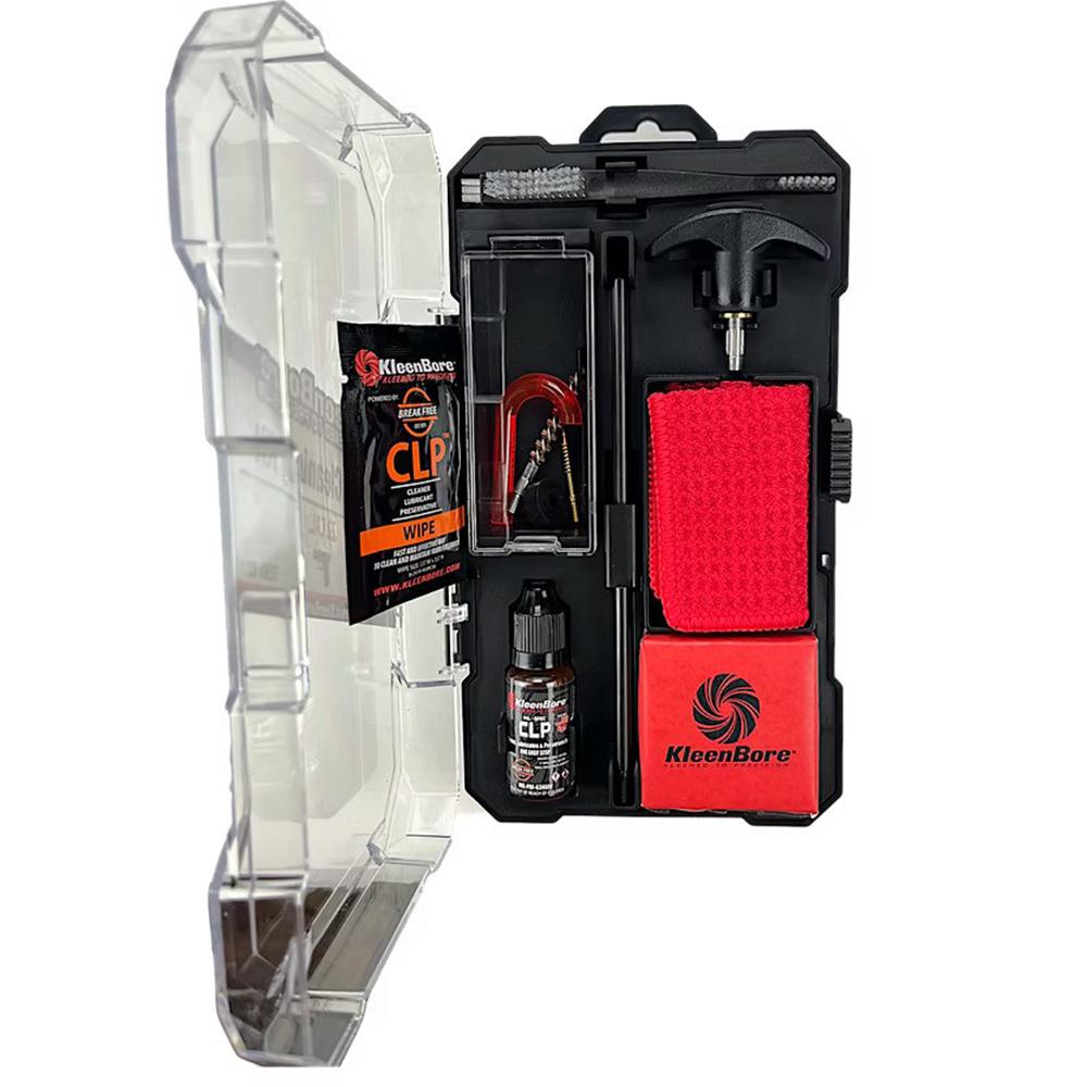 Kleenbore Handgun Cleaning Kit .22 Cal Picture of Kleen Bore KleenBore 22 Cal Handgun Cleaning Kit