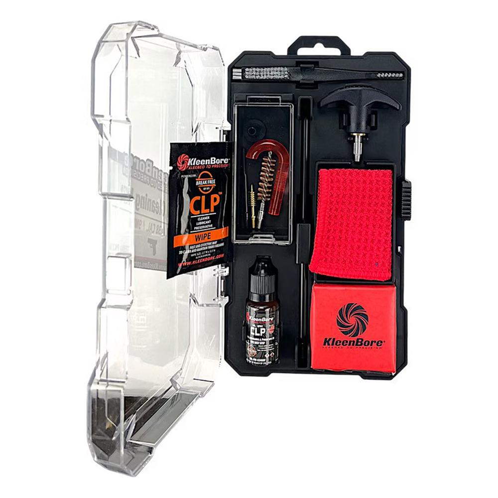 KleenBore Handgun Cleaning Kit .38/.357/9mm Luger Picture of Kleen Bore KleenBore 38/357/9mm Handgun Cleaning Kit