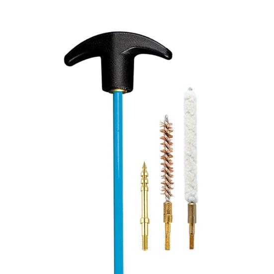 KleenBore SAF-T Clad 33" Cleaning Rod .17 Cal./.177 Cal Picture of Kleen Bore KleenBore 17 Caliber One-Piece Saf-T Clad Blue Coated Rod 33?