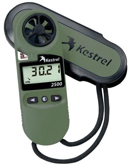 Kestrel 2500NV Weather Meter / Digital Altimeter +NV Backlight - Olive Drab