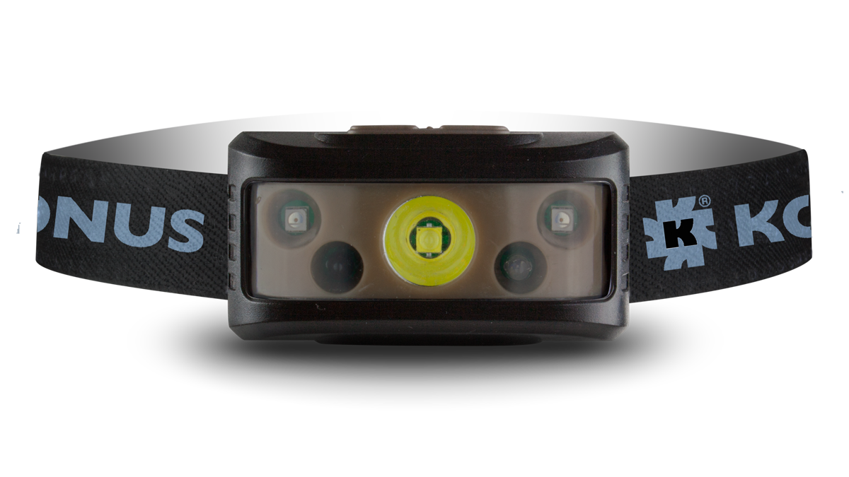 Konus Konusflash-7 Rechargeable Headlamp 236 lumens 4 modes w Hand Motion Sensor Picture of Konus Optics Konus Headlamp rechargeable 236 lumens - 4 modes - hand motion sensor