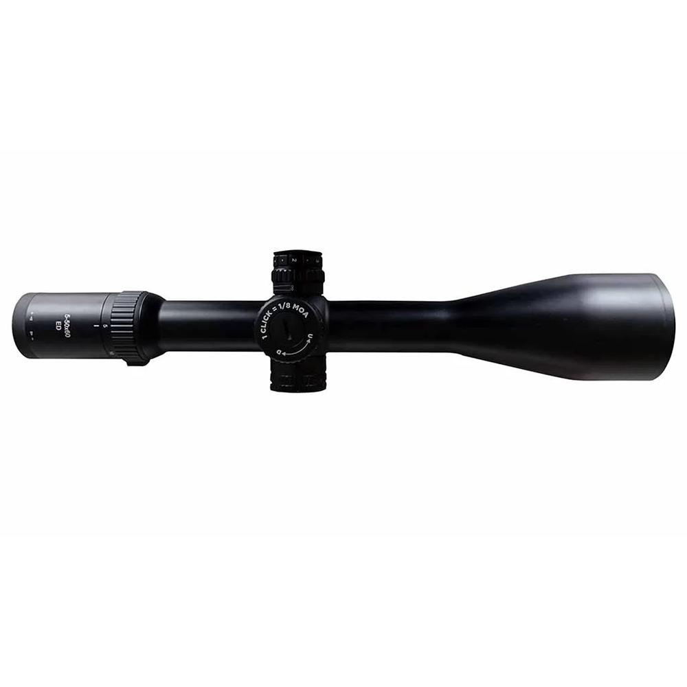 Konus Invincible Rifle Scope 5-50x60 34mm SFP Fine Crosshair Illum. Black Picture of Konus Optics Konus 5x-50x60mm Riflescope - engraved/illum Crosshair 34mm w/Zero Stop