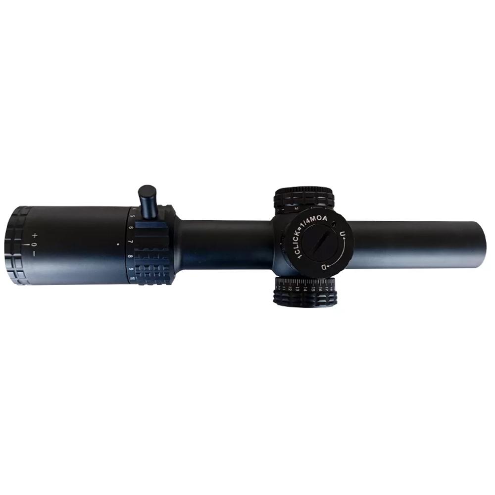 Konus Sultan Rifle Scope 1-10x24mm 30mm SFP Ballistic Circle Illum. Black Picture of Konus Optics Konus 1x-10x24mm Riflescope - engraved/illum BCR w/Zero-Stop Turrets