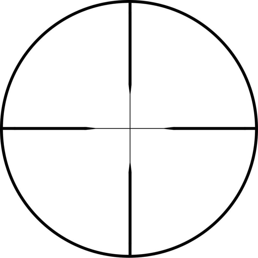 KonusPro 4x32mm Rifle Scope 30/30 Engraved Reticle Non Illuminated Matte Black Picture of Konus Optics 4x32 riflescope with engraved reticle - black