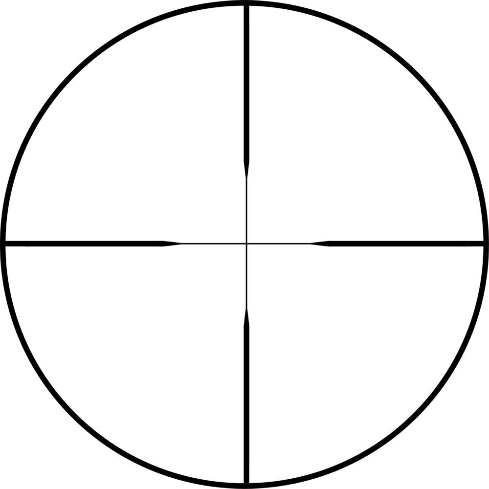 KonusPro Rifle Scope w/ Rings- 3-9x32mm AO Zoom Matte Black Picture of Konus Optics 3-9x32 riflescope with AO and rings - enrgaved reticle