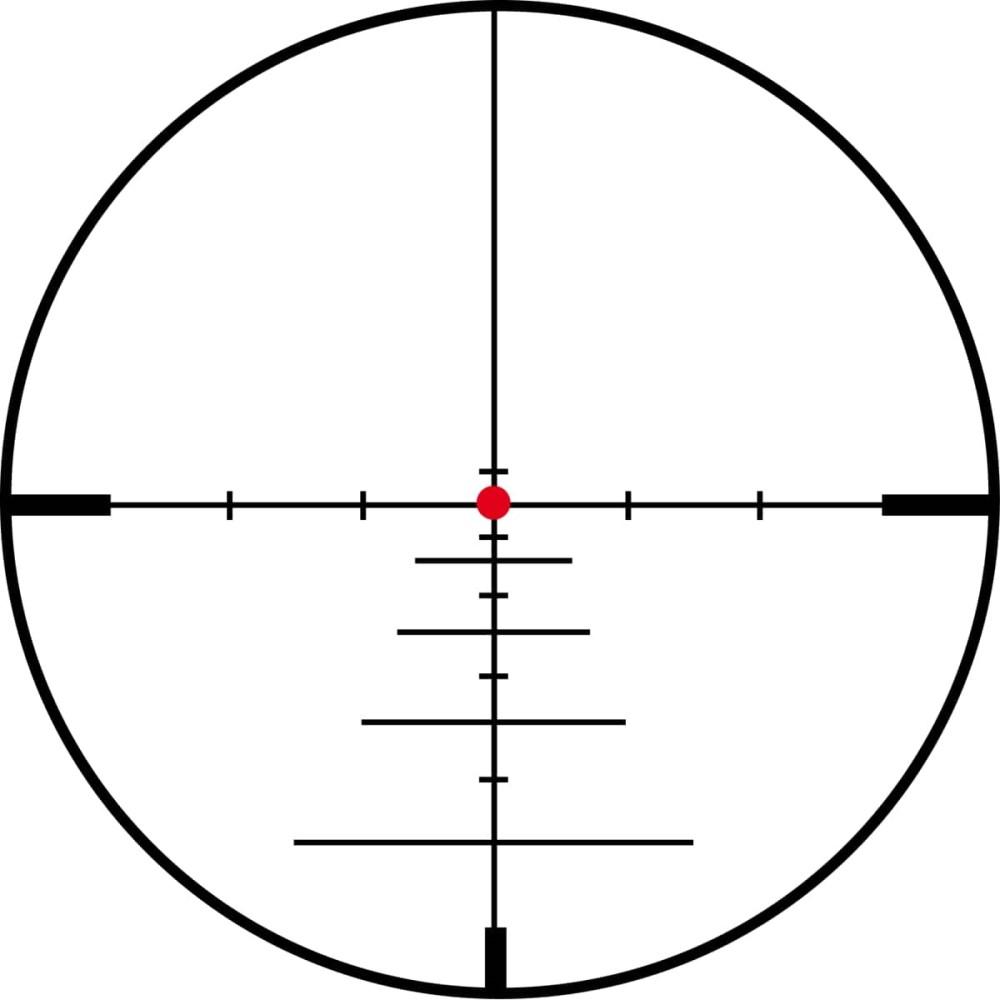 KonusPro 3-9x40mm Rifle Scope Engraved SFP Blue/Red Dot 550 Ballistic Reticle Illuminated Matte Black Picture of Konus Optics KONUSPRO-550 IR 3X-9X40 riflescope w/engraved IR dot ballistic reticle
