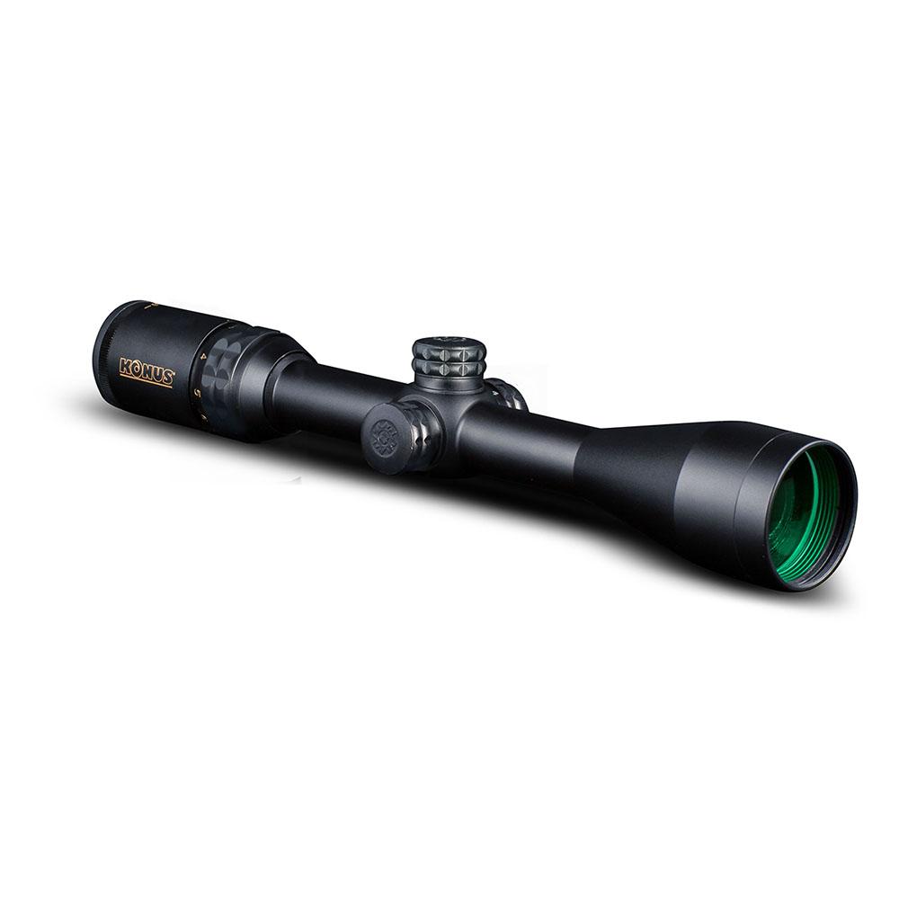 KonusPro Muzzleloading Scope - 3-10x44mm Engraved IR Ballistic Reticle Picture of Konus Optics KONUSPRO-275 3X-10X44 muzzleloading scope w/engraved IR ballistic reticle