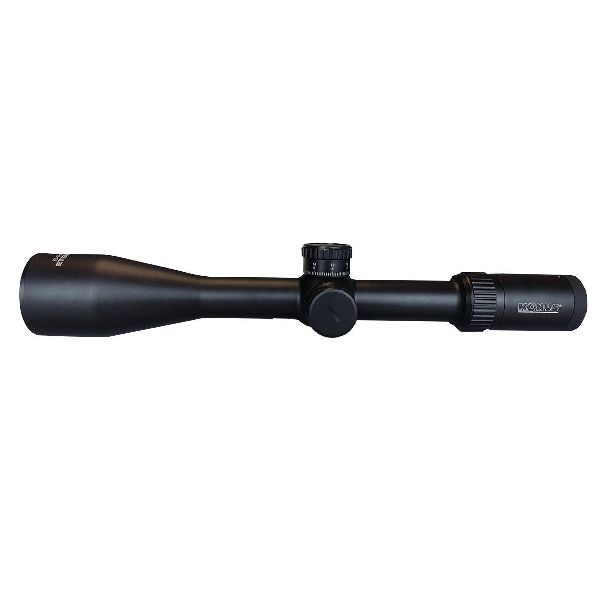 Konus Eternity Zoom Rifle Scope 6x-24x50mm 30mm FFP PRS Illum Black Picture of Konus Optics Konus Riflescope Eternity 6x-24x50mm First FP Zero Stop PRS Reticle