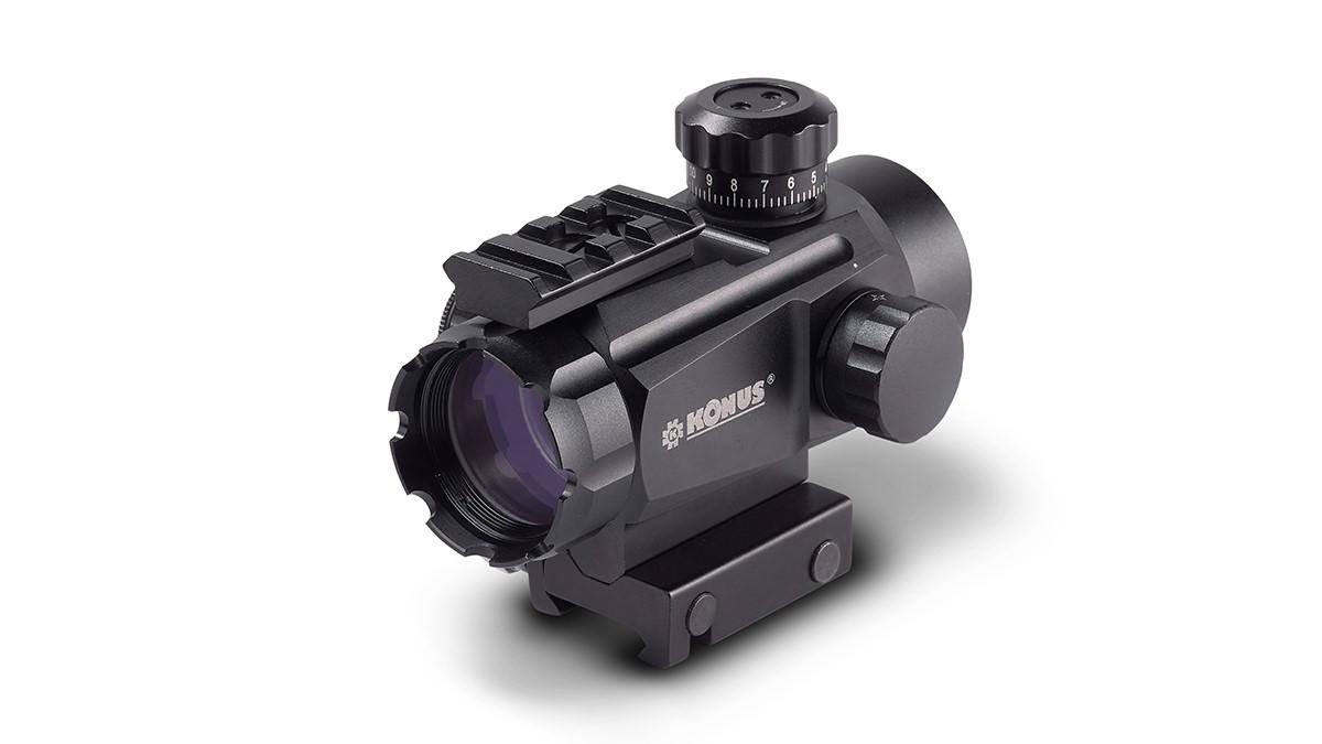 Konus KONUSIGHT Multi-Reticle Tactical Red Dot Sight Picture of Konus Optics KONUSIGHT Multi Reticle Sight
