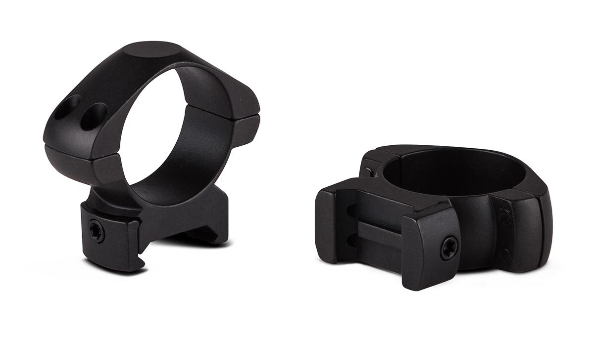 Konus 2-Piece Steel Riflescope Rings 1" Low - Matte Black Picture of Konus Optics Pair of steel mounting rings for 1 Inch riflescopes - low