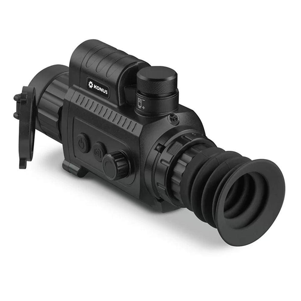 Konus Fiery 3 in 1 Thermal Monocular/Sighting Optic/Clip-on Black Picture of Konus Optics Konus Thermal Mono/Riflescope/Clip-on Rangefinder Mount 3 Scope Adapter
