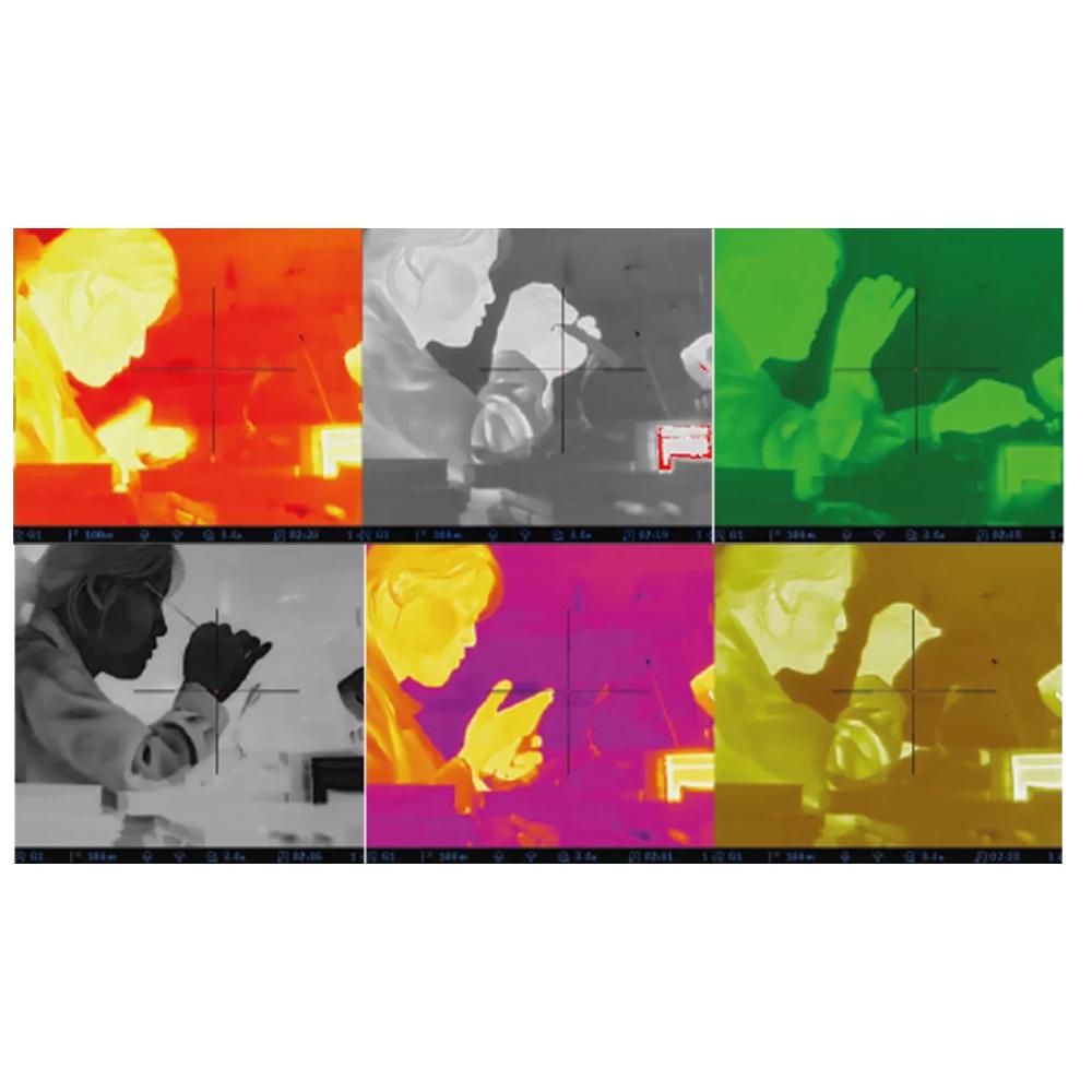 Konus Fiery-R Thermal Rifle Scope 384x288 Resolution Multi Color Reticles Black Picture of Konus Optics Konus Thermal Riflescope w/ 384x288 Resolution 7 Palettes 10 Reticles