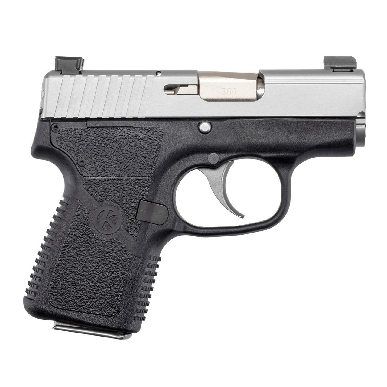Kahr P380 Handgun .380 Auto 6rd Magazine 2.58" Barrel  Black Stainless LCI Night Sights CA Compliant Picture of Kahr Arms P380 2.58" bbl blk disconnector & LCI W/night sights CA OKAY